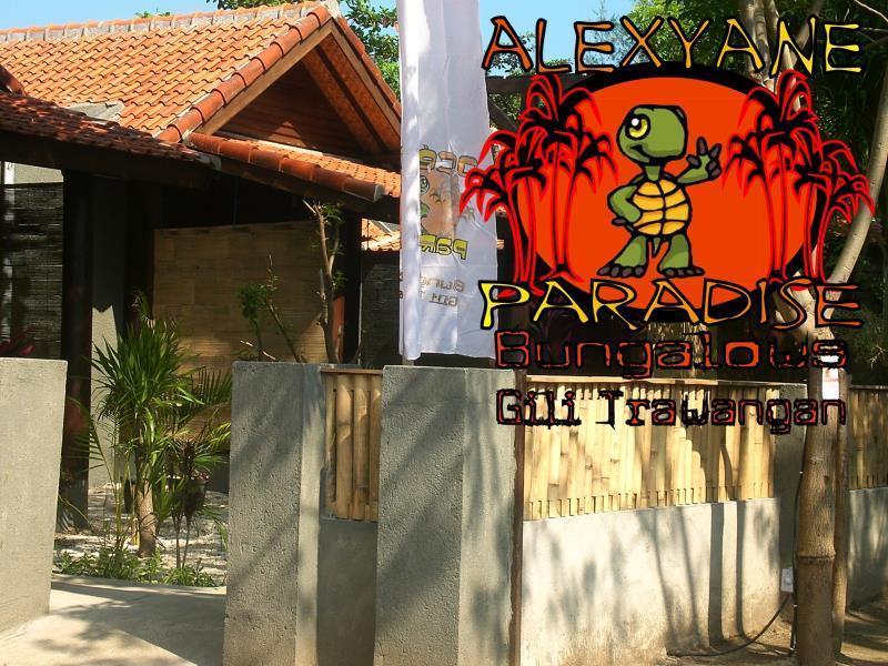 Alexyane Paradise Bungalow Gili Trawangan Exterior foto